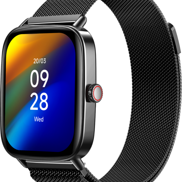 Alternative view of Ostark Reloj Inteligente con Pantalla AMOLED 1.85" (320×385), Corona Giratoria, Llamadas Bluetooth,Compatible con Android e iOS(Negro)