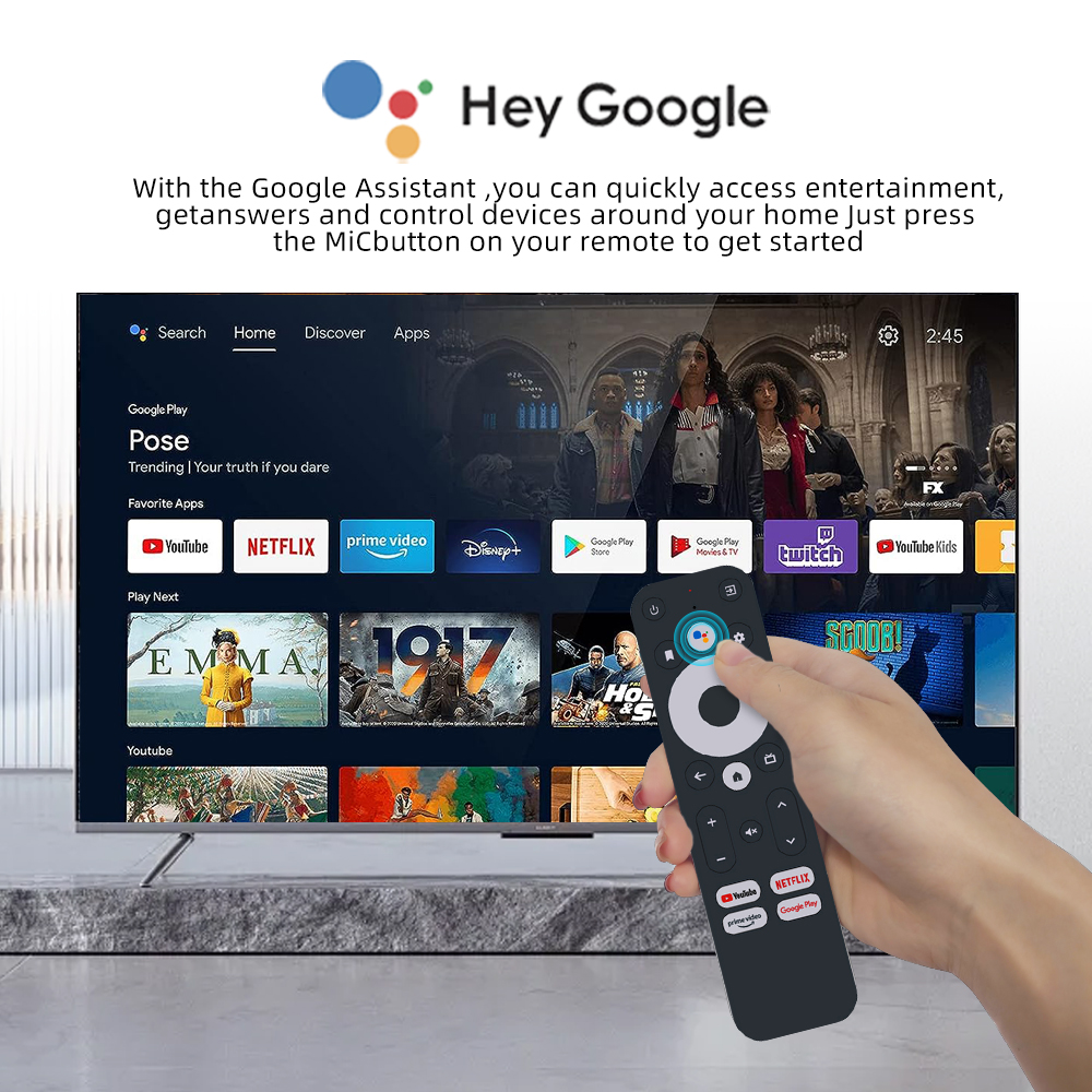 GD2 TV Box 4K certificado por Google con Netflix, Disney+ y Chromecast - Imagen 9