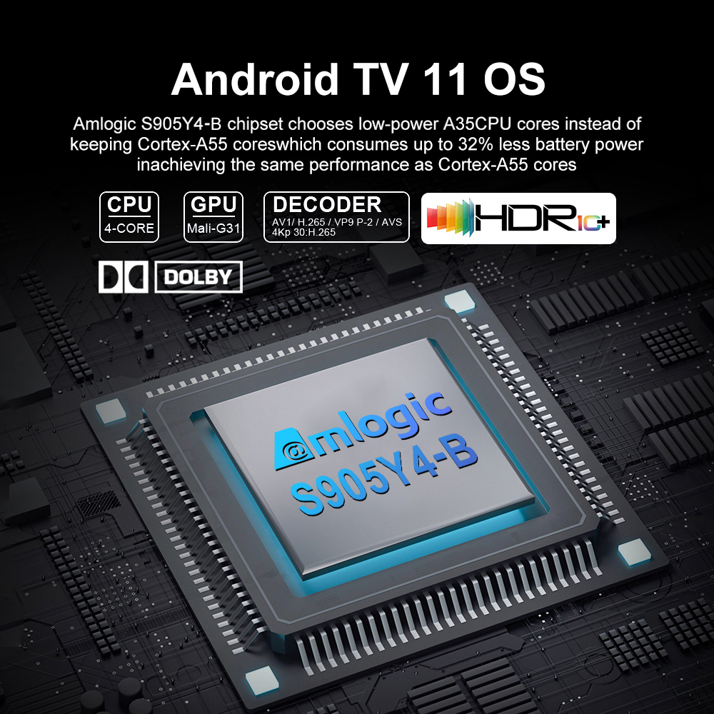 GD2 TV Box 4K certificado por Google con Netflix, Disney+ y Chromecast - Imagen 2